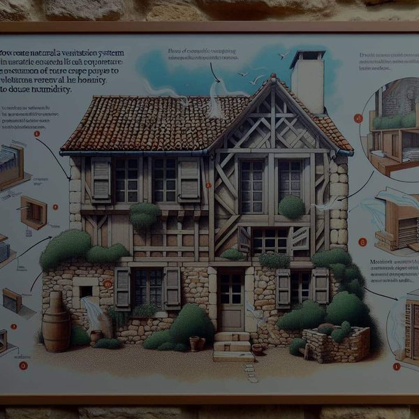 Comment créer un système de ventilation naturelle dans une maison ancienne pour réduire l'humidité ?